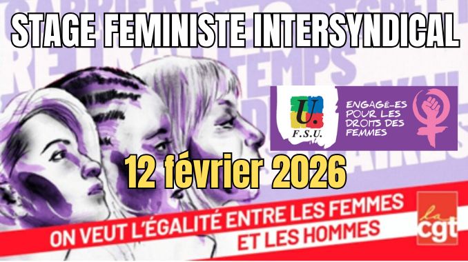 STAGE INTERSYNDICAL FÉMINISTE FSU77/CGT77