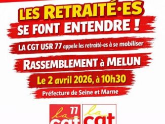 LE 2 AVRIL LES RETRAITÉ·ES SE FONT ENTENDRE !
