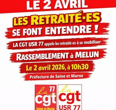 LE 2 AVRIL LES RETRAITÉ·ES SE FONT ENTENDRE !