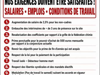 KNAUF THERM MAROLLES : APPEL À LA GRÈVE LE VENDREDI 29 MAI