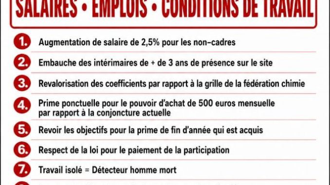 KNAUF THERM MAROLLES : APPEL À LA GRÈVE LE VENDREDI 29 MAI
